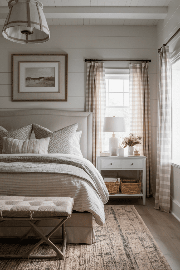 image of farmhouse bedroom