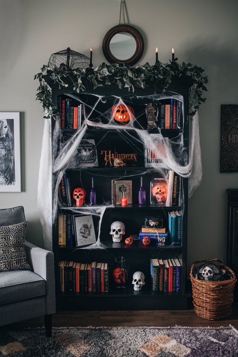 Indoor Halloween Decor Ideas for a Spooky Home Makeover