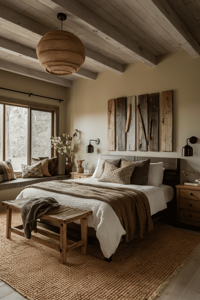 rustic retreat bedroom decor ideas