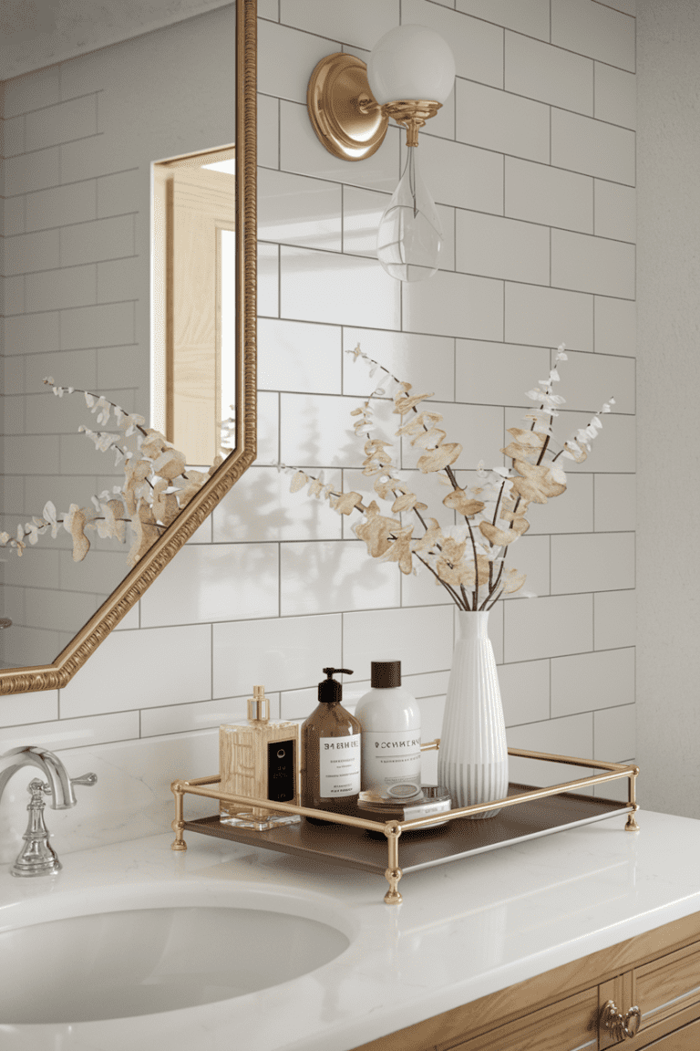 16 Easy and Elegant Bathroom Countertop Ideas