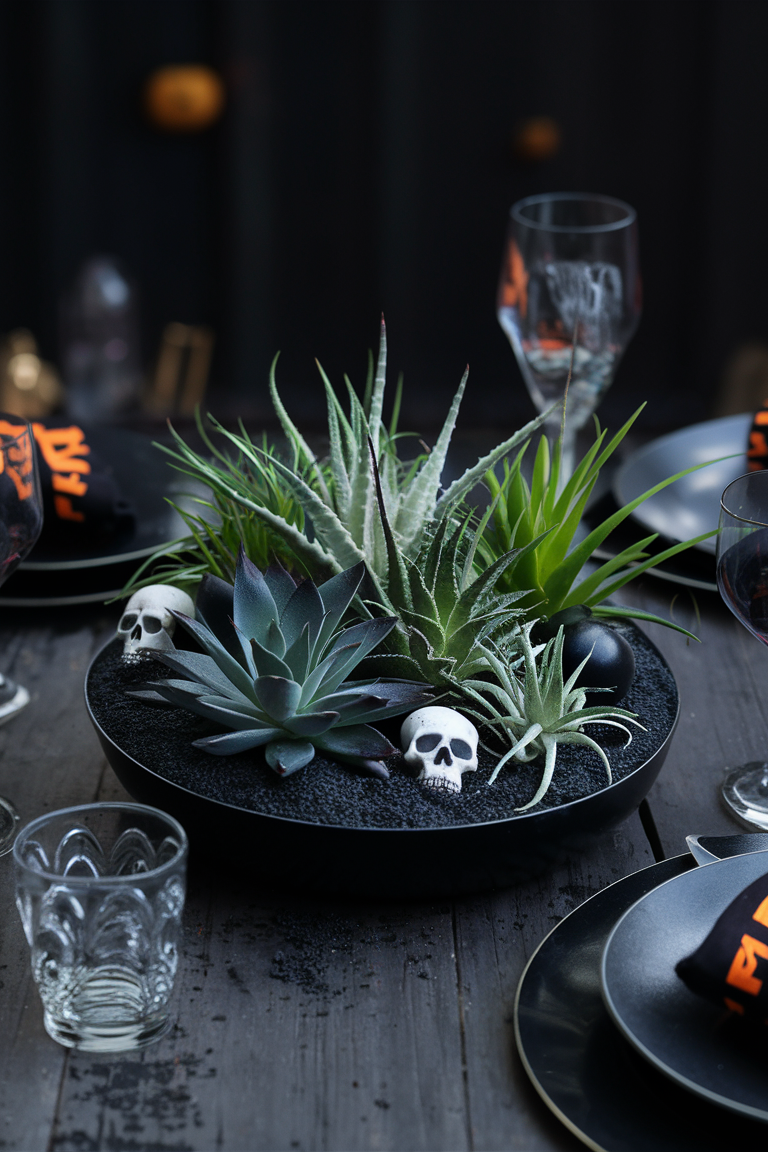Spooky Halloween Table Centerpiece Ideas for Your Party(00)