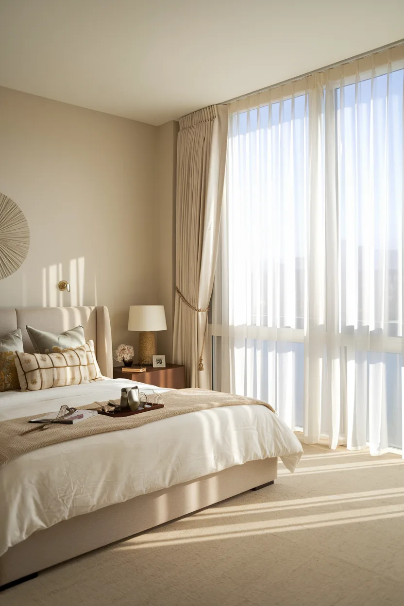 bedroom inspiration curtains