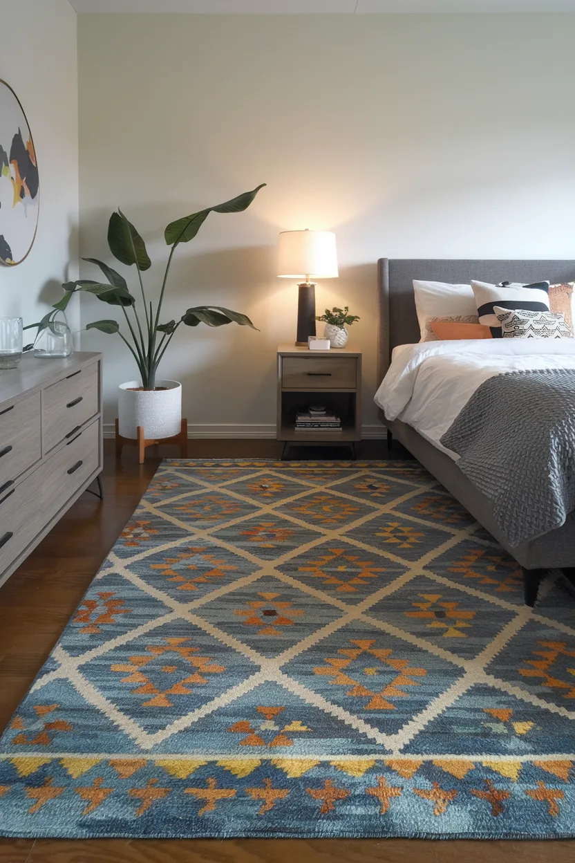 bedroom inspiration rug