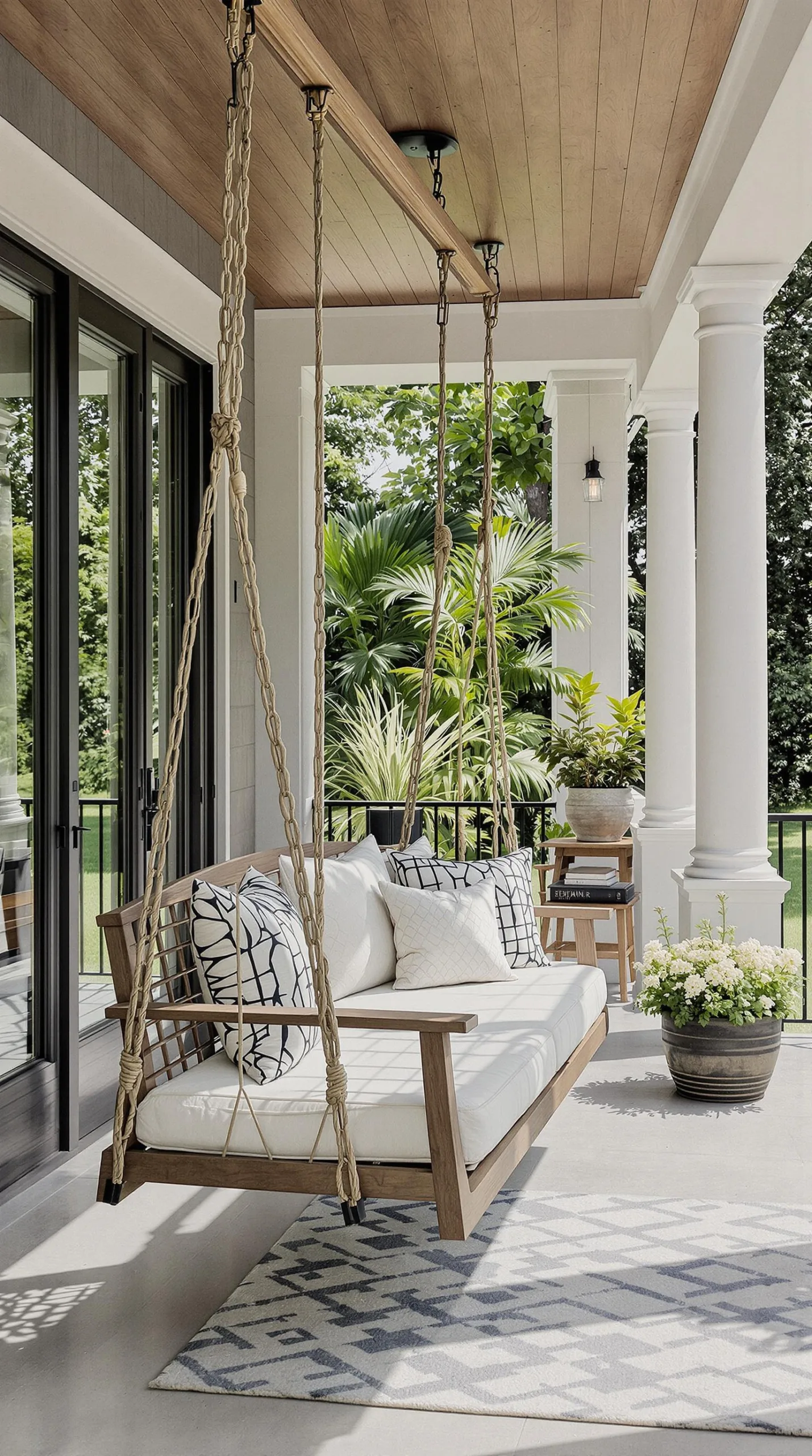 cozy porch ideas porch swing