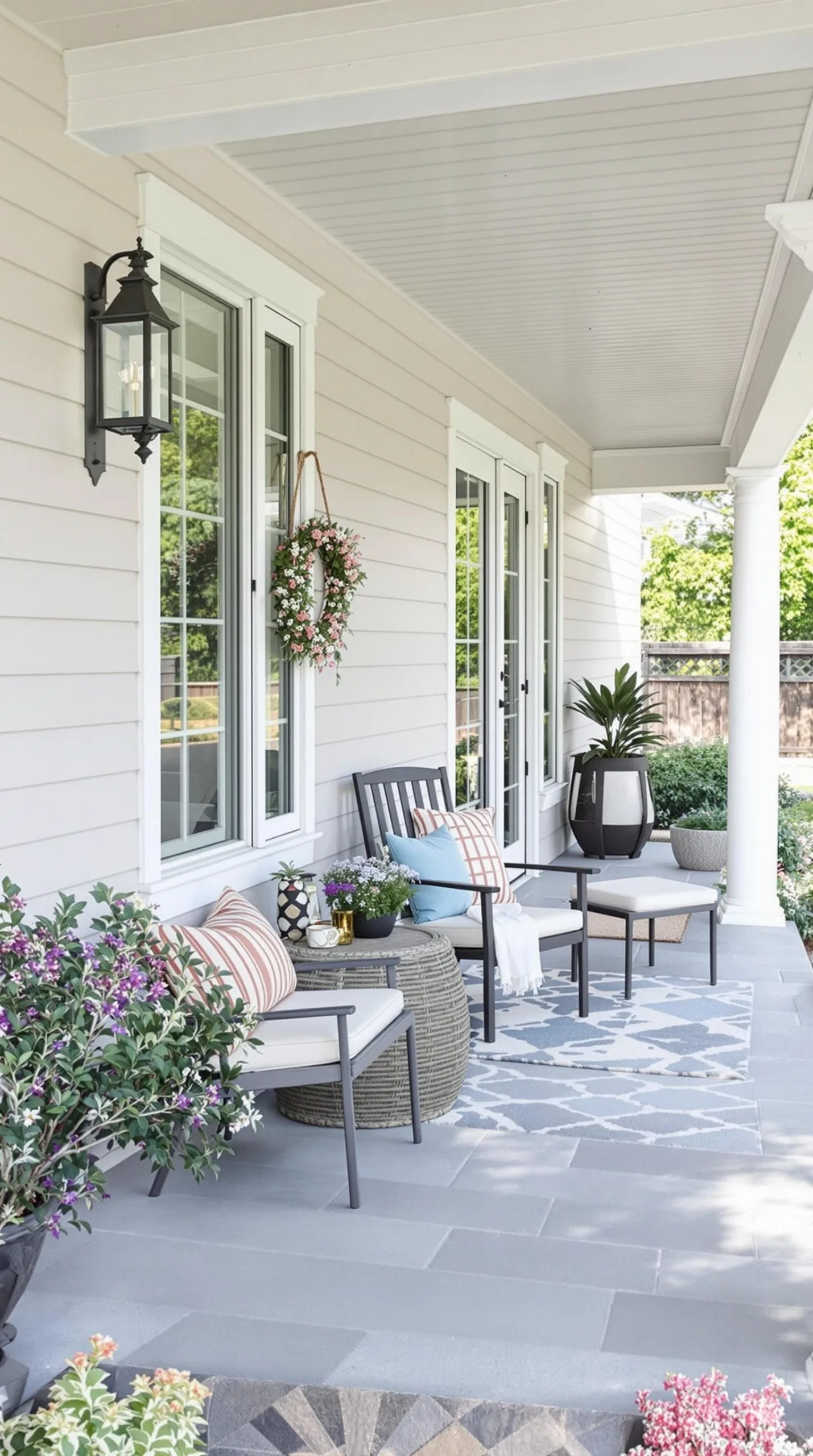 cozy porch ideas side table 1