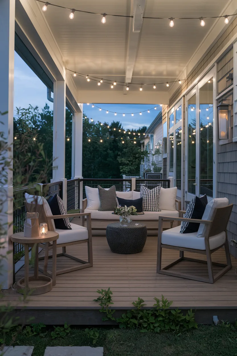 cozy porch ideas weather resistant decor