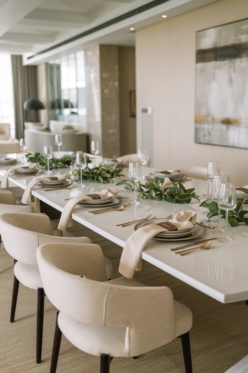 elegant dining room elegant table settings