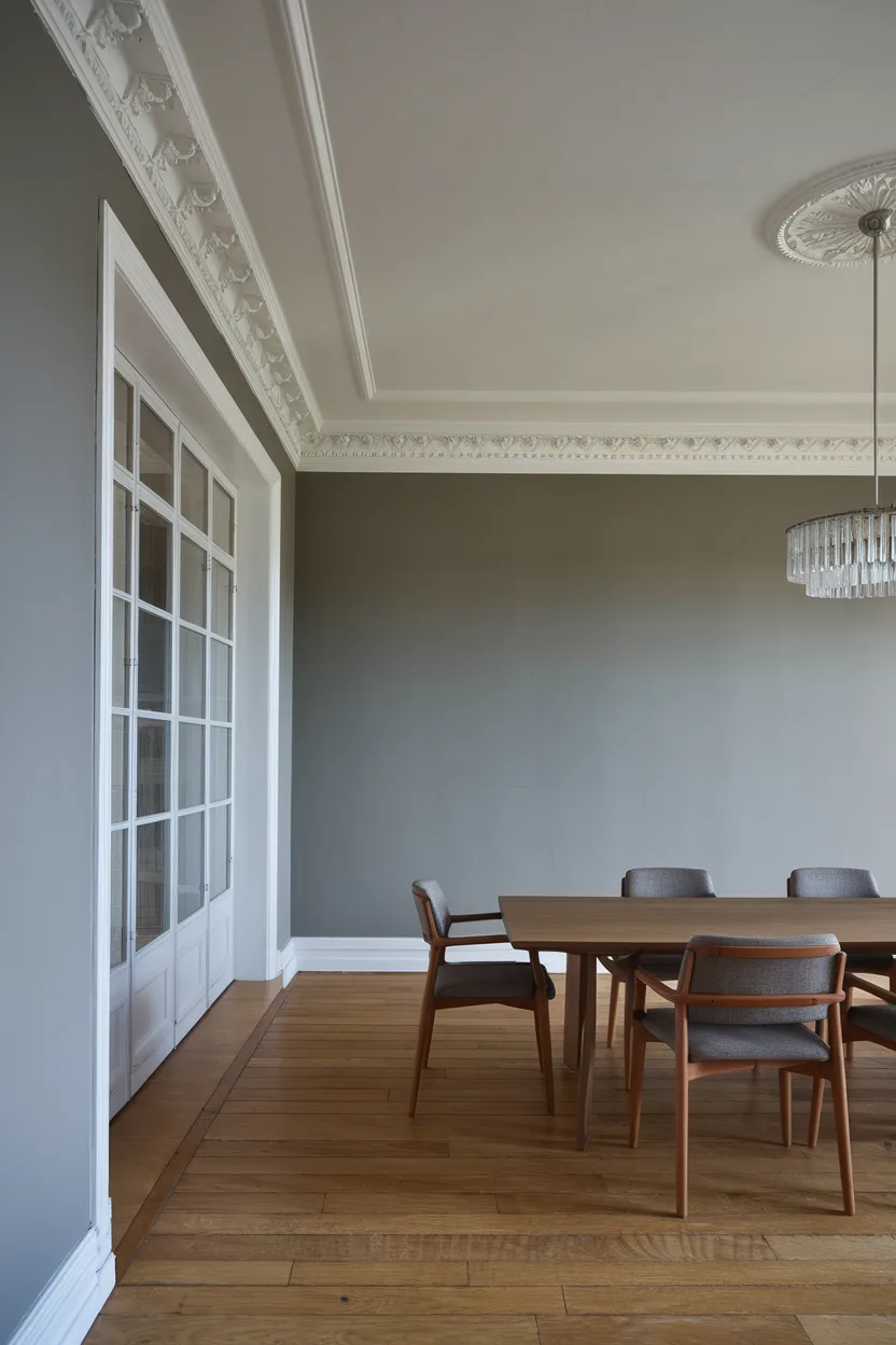 elegant dining room molding