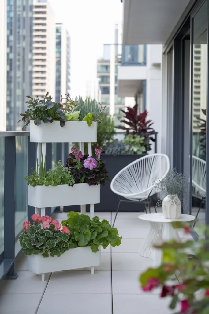 balcony tiered plant stands