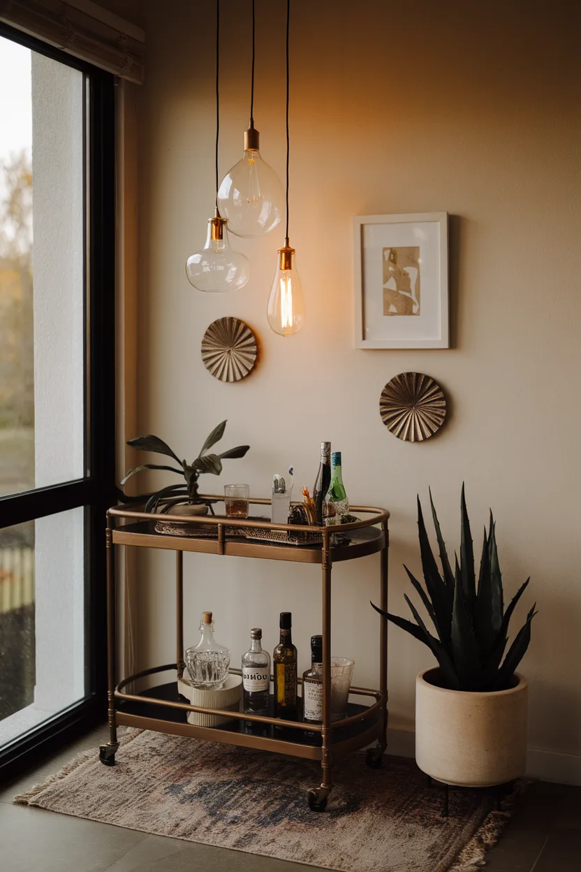 bar nook ideas living room