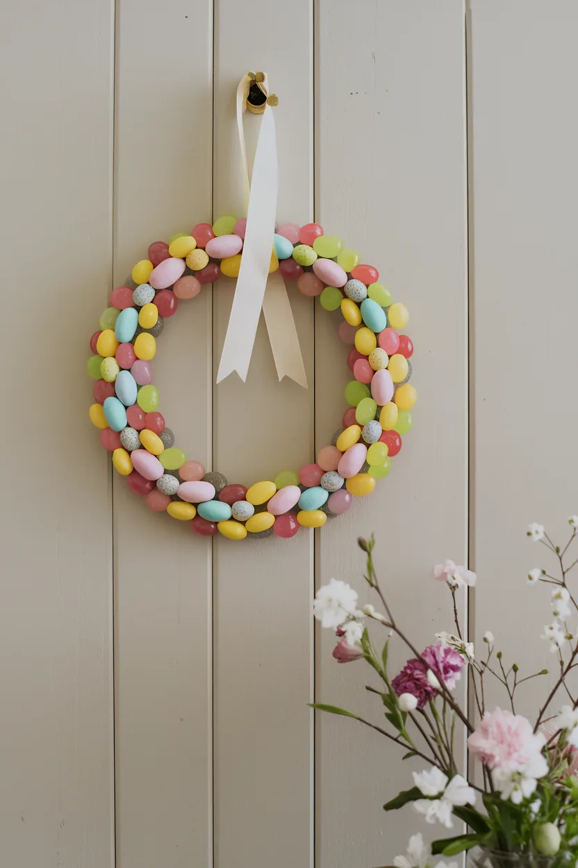 easter wreath ideas candy 1