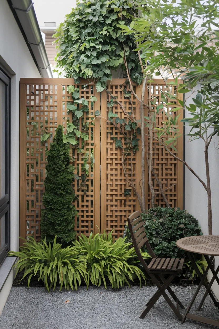 small garden privacy screens