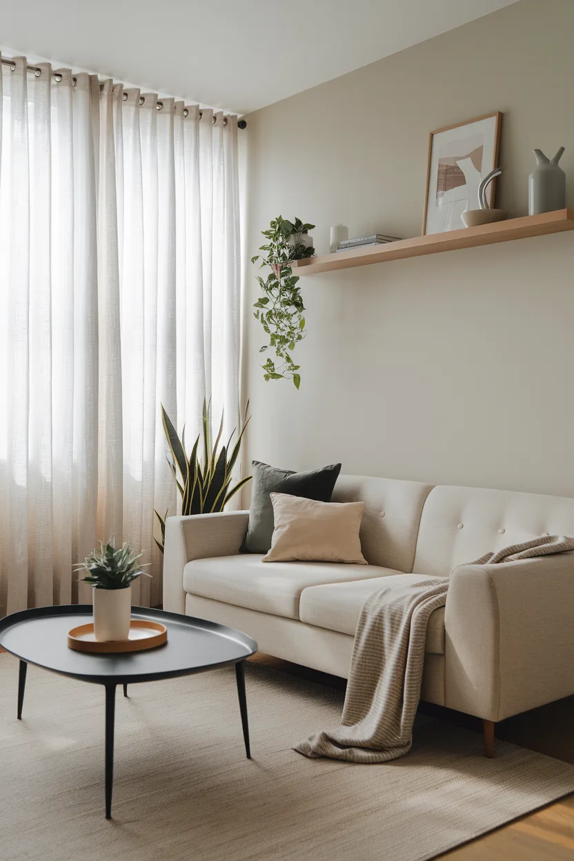 small living room curtains