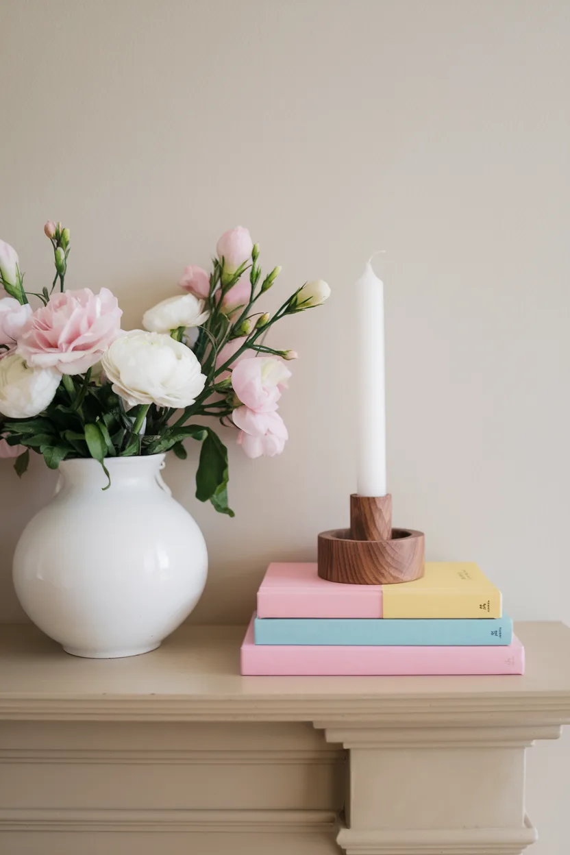 spring mantle decor keep it simple with minimalism