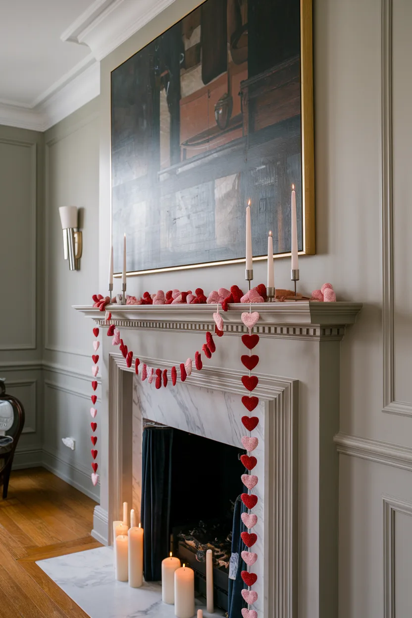 valentines decoration garland