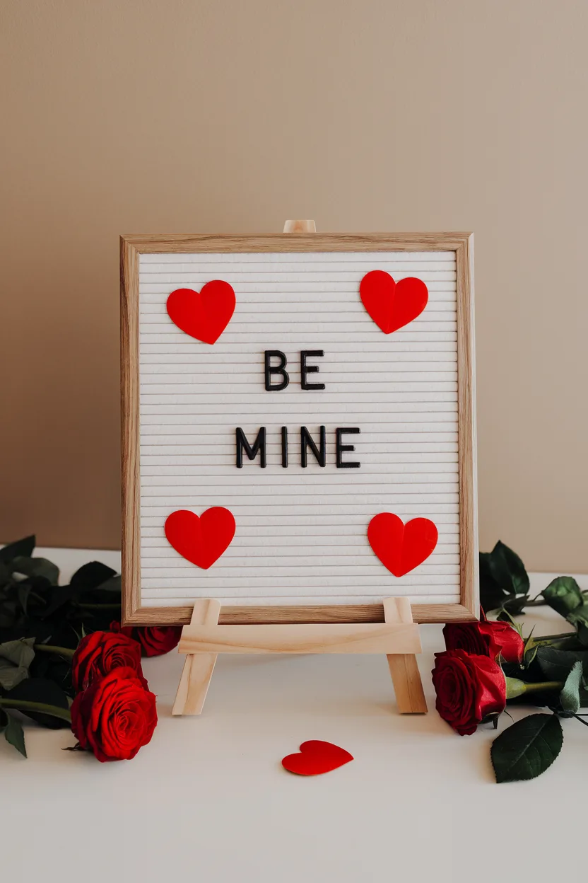 valentines decoration message board