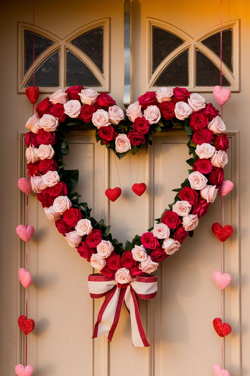 valentines decoration wreath