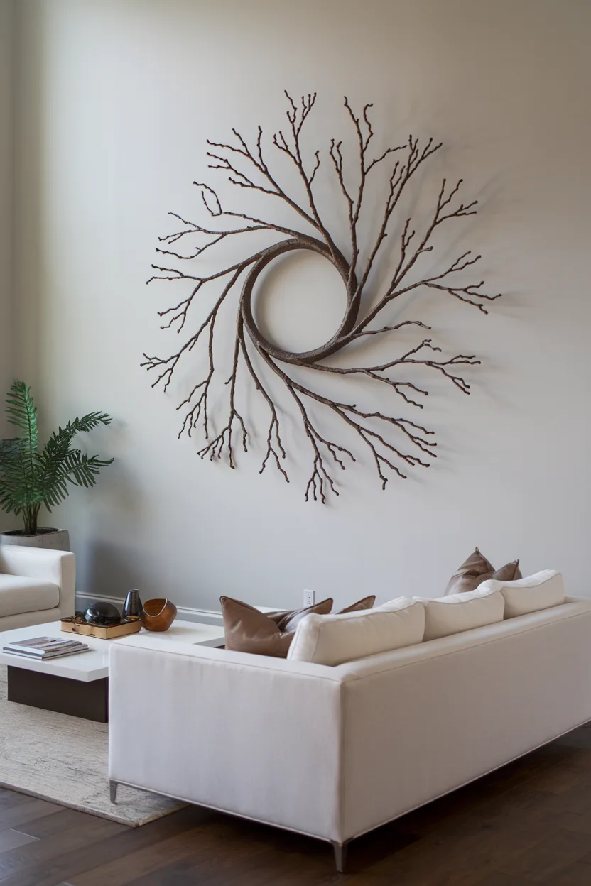 empty wall ideas sculptural wall decor