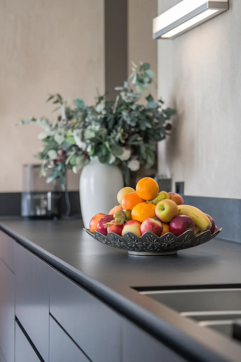 kitchen countertop decorative bowl for fruits