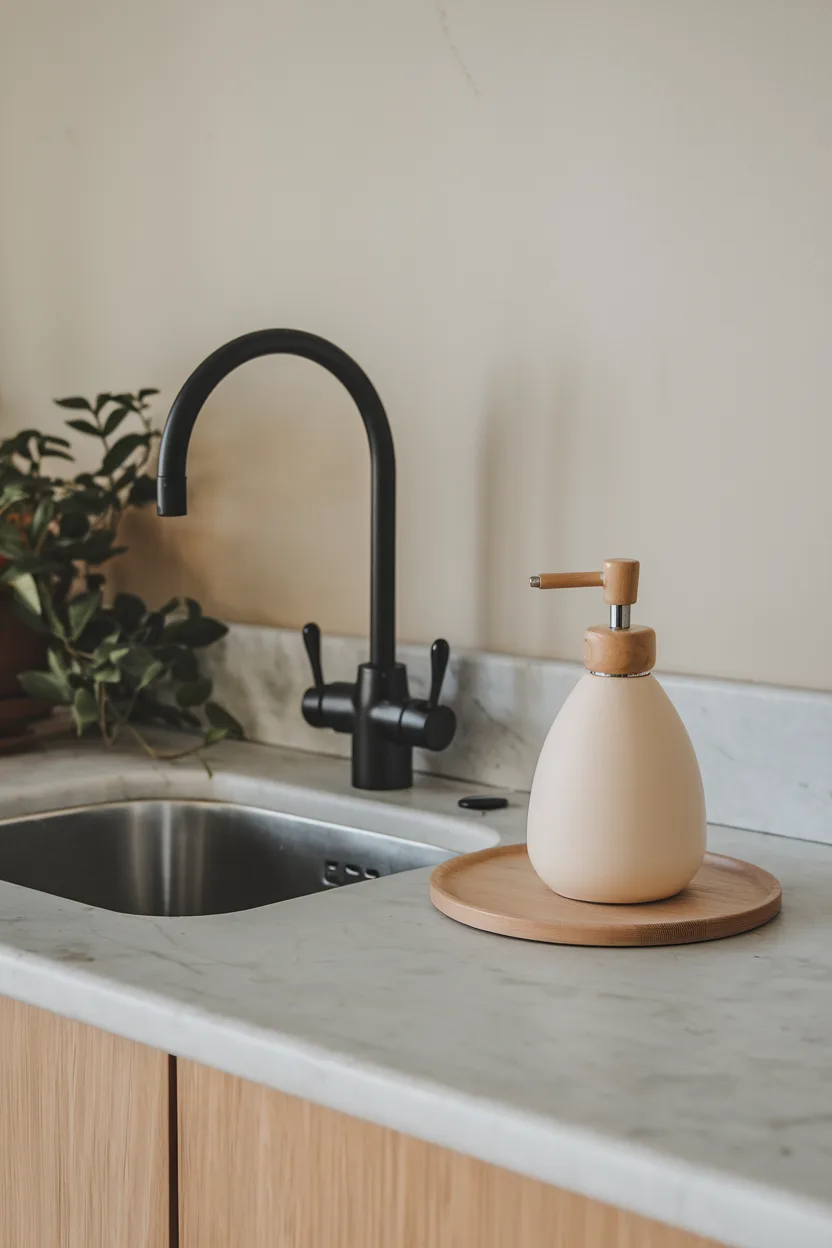 kitchen countertop stylish soap dispensers