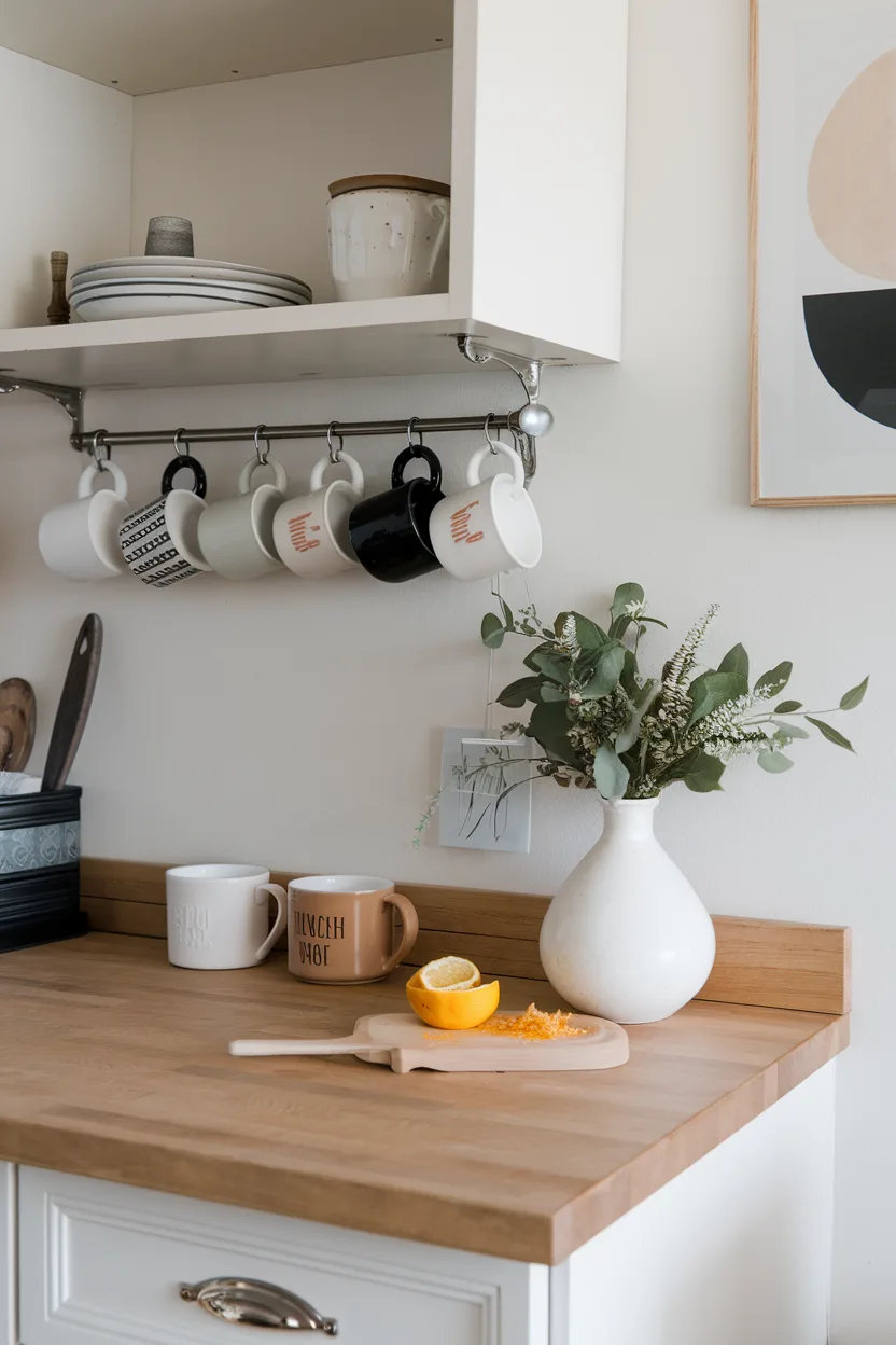 kitchen countertop under cabinet hooks