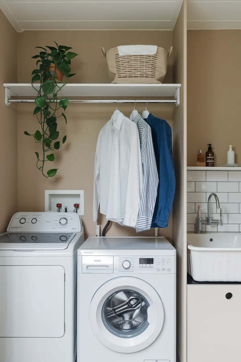 laundry room slimline hangers