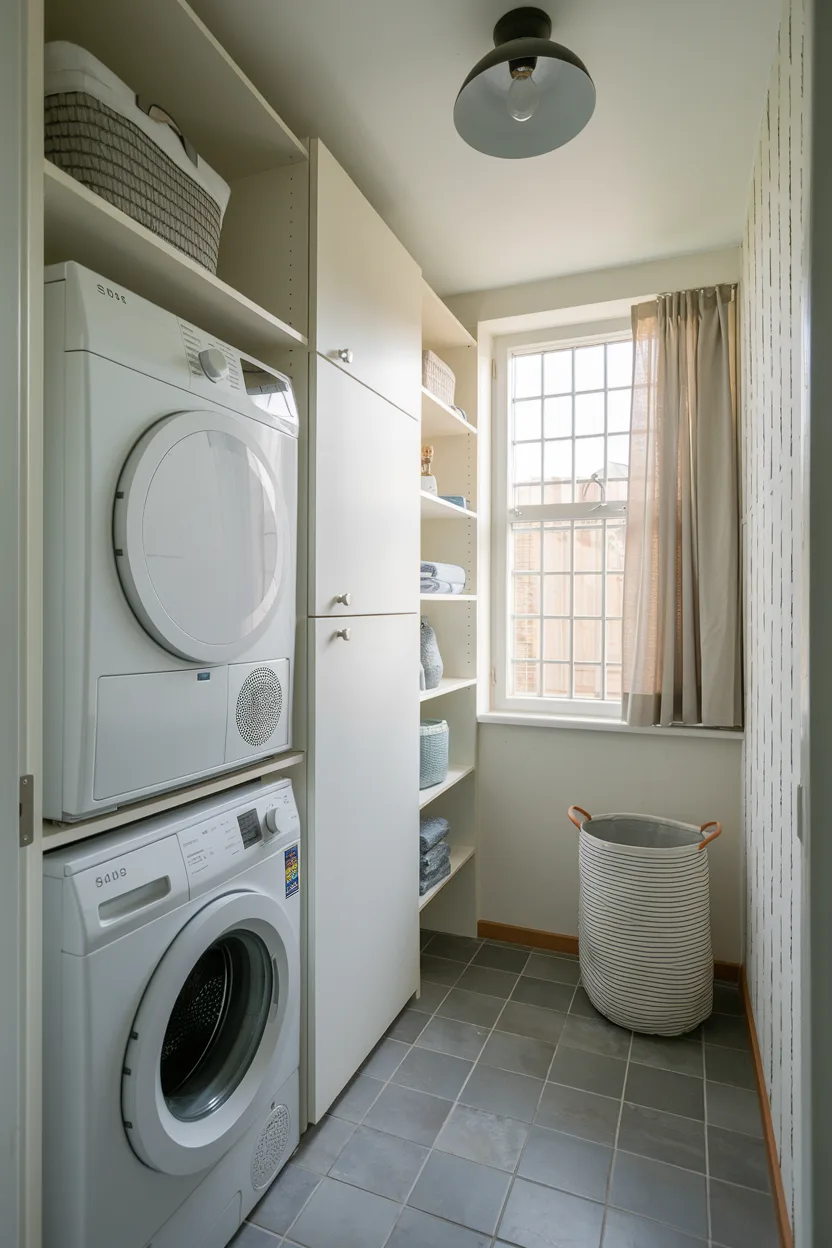 laundry room stack your washer and dryer