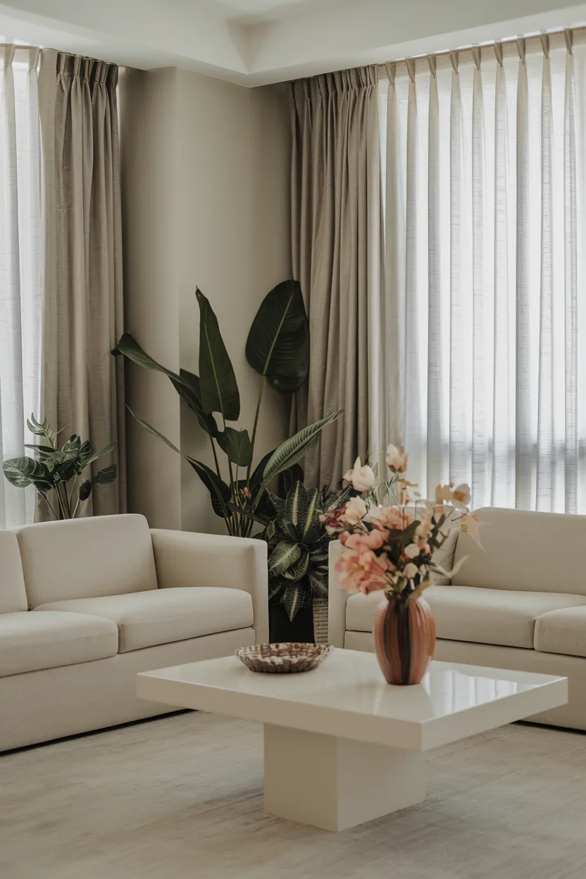 spring decorating ideas lightweight curtains