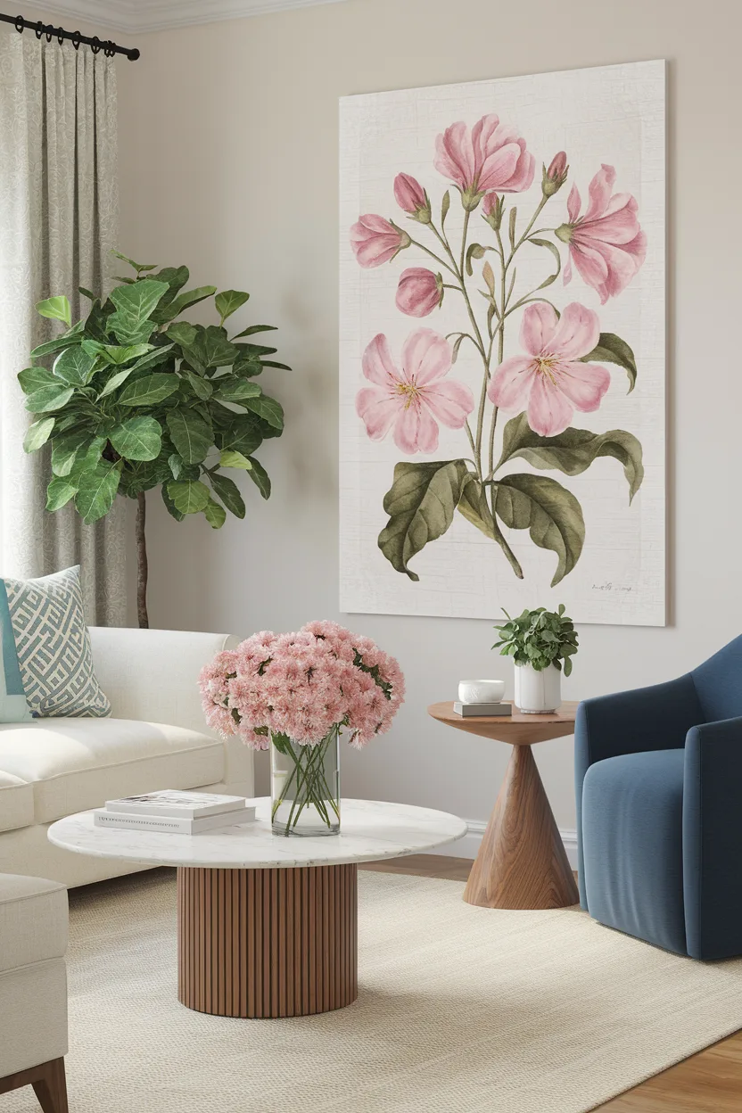 spring decorating ideas wall art refresh