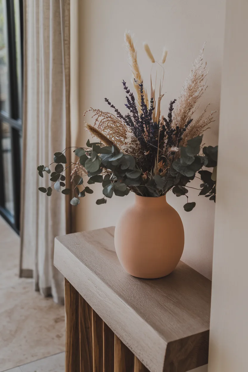 vase decorating ideas with dried flowers