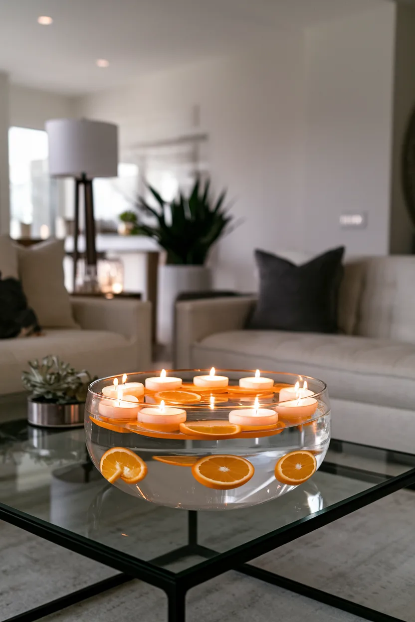 vase decorating ideas with floating candles