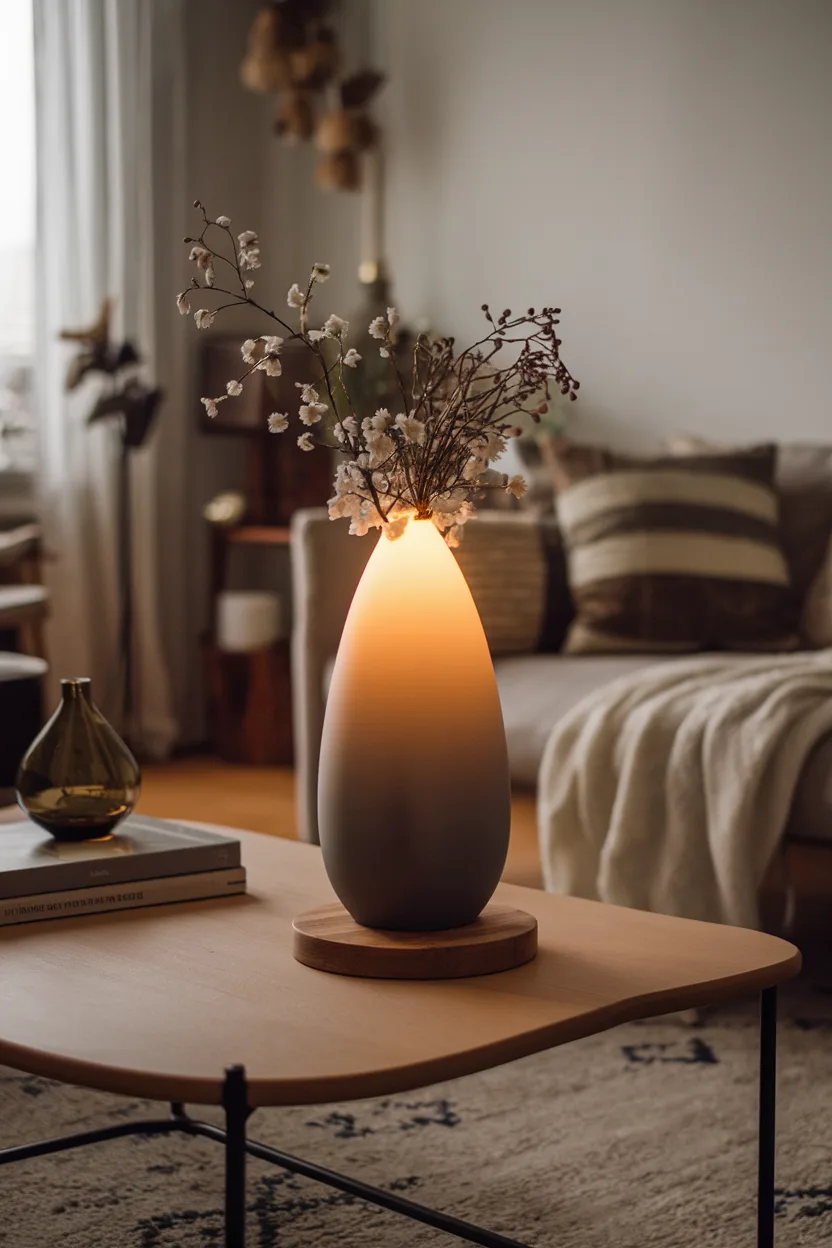 vase decorating ideas with led lighted vases