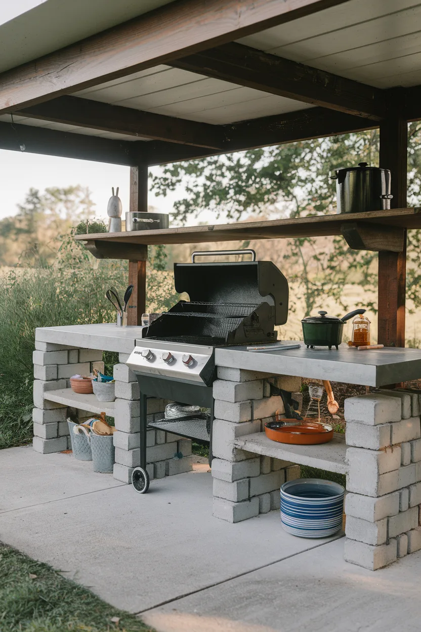 outdoor kitchen budget friendly