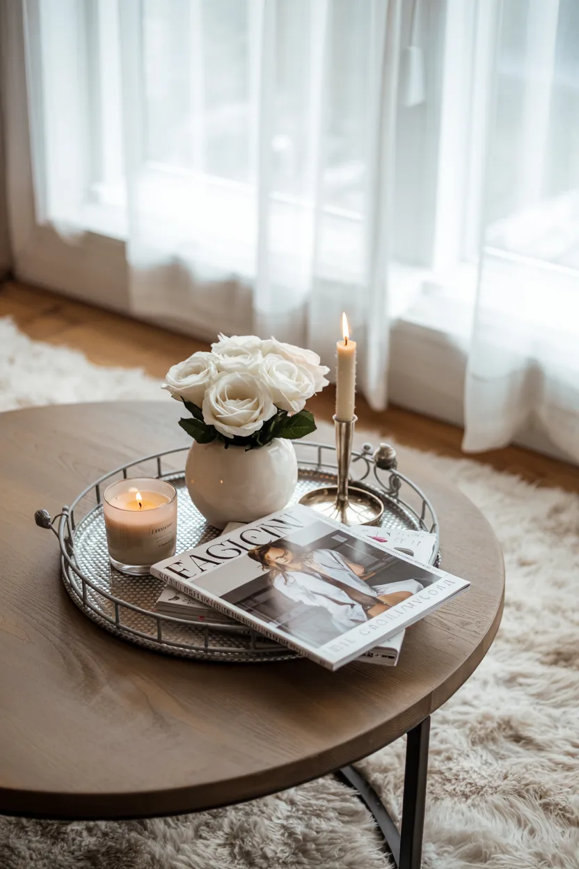 coffee table decor tray
