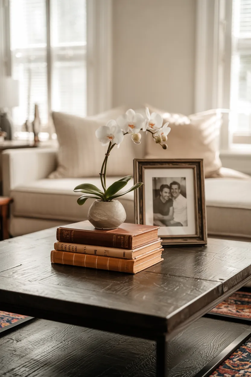 coffee table personal touch