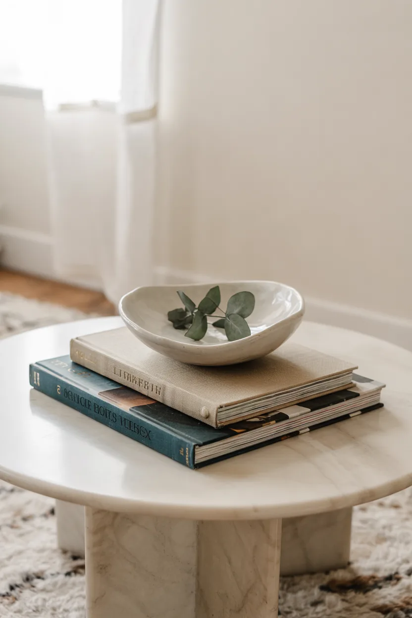 coffee table stack of coffee table books
