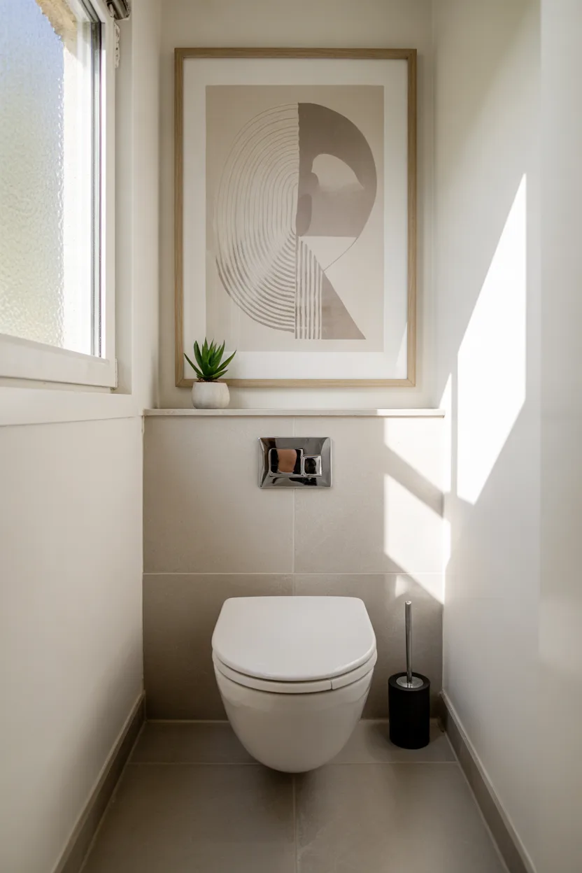 toilet room simple art