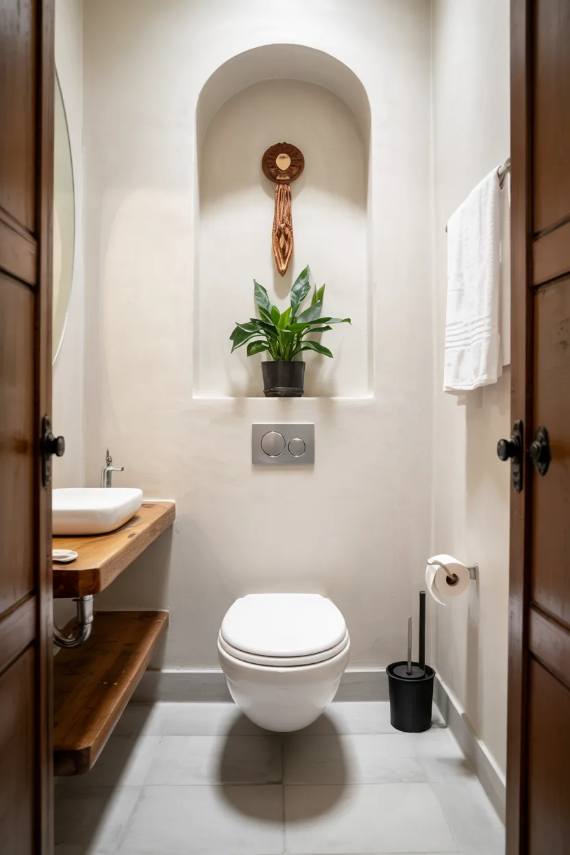 toilet room small plant