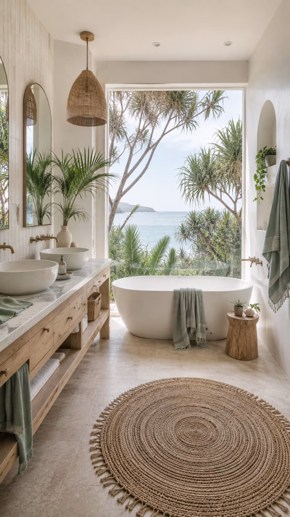byron bay coastal bathroom