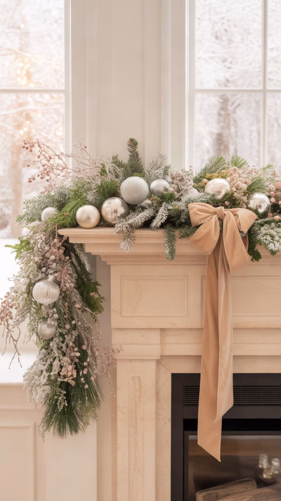 frosted stems and winter white glamour