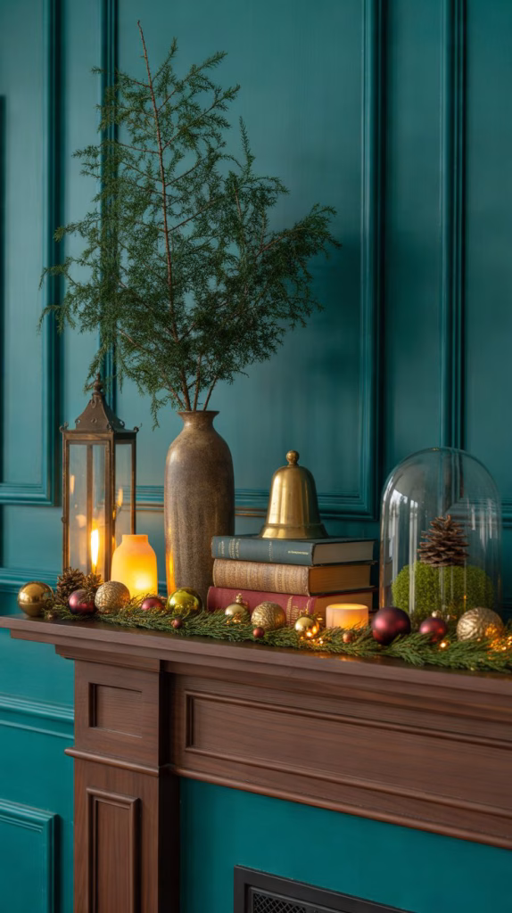 layered heights for an editorial vignette
